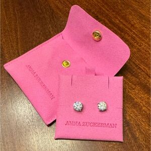 ANNA ZUCKERMAN 4 CARAT CLASSIC STUDS